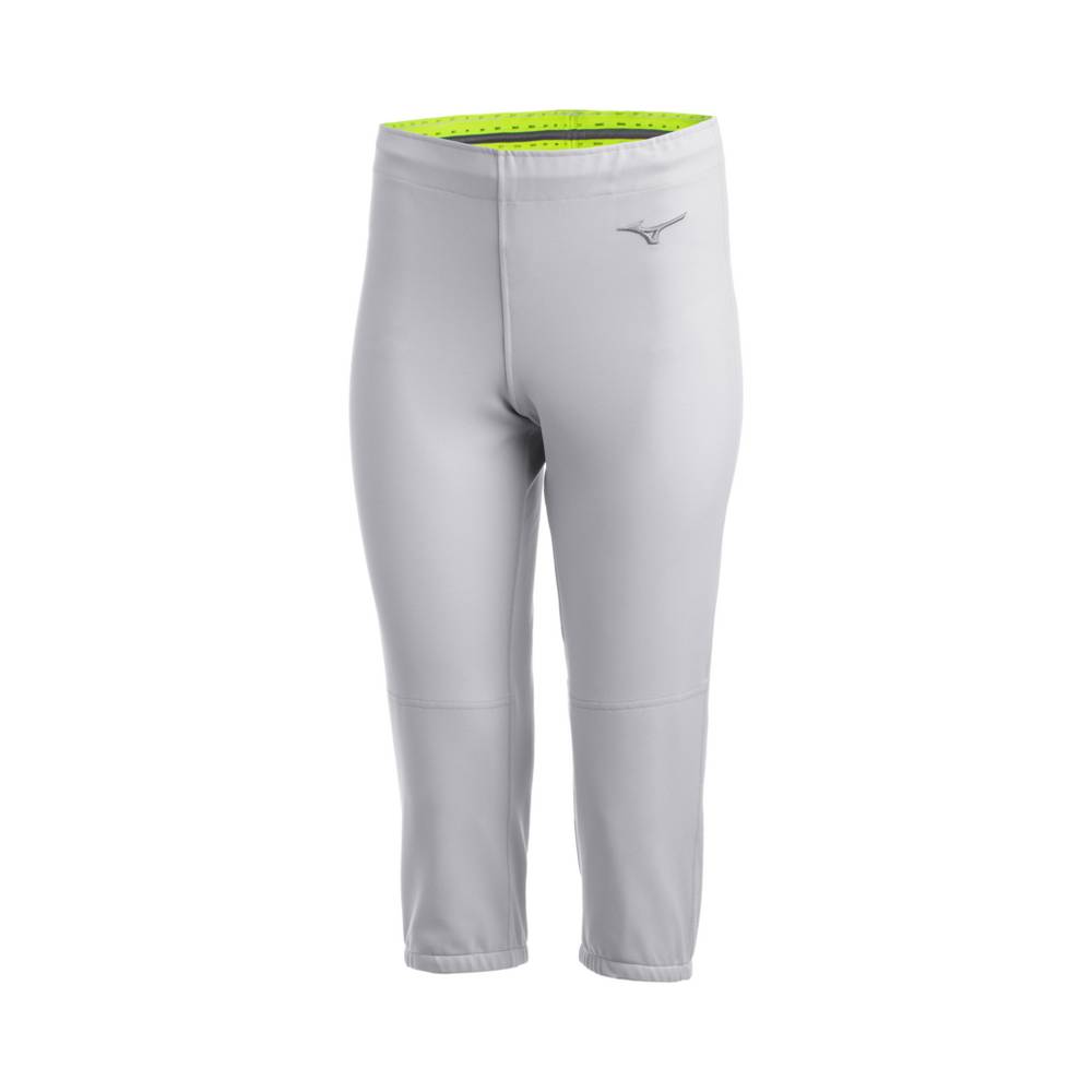 Damske Tepláky Mizuno Stretch - Unbelted Softball Siva Vypredaj IARK58492
